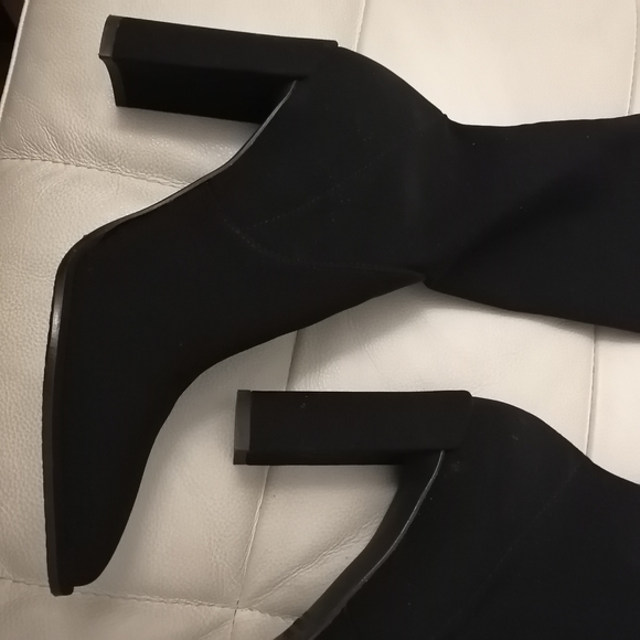 Stuart Weitzman HiChamp Over the Knee Black Boots - Picture 3 of 6